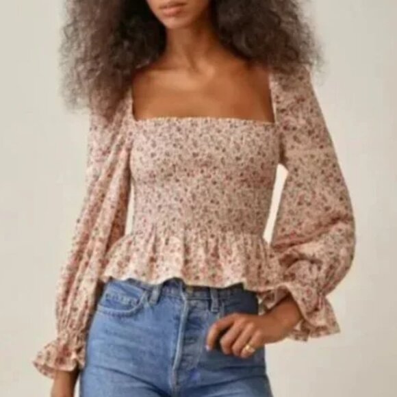 Reformation Roland Top - Fairy  size XS  Clearance - Picture 1 of 7